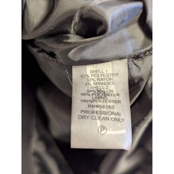 Calvin Klein Womens Sleeveless Colorblock Lace Panel Sheath Dress Size 6 Black & - Picture 7 of 7